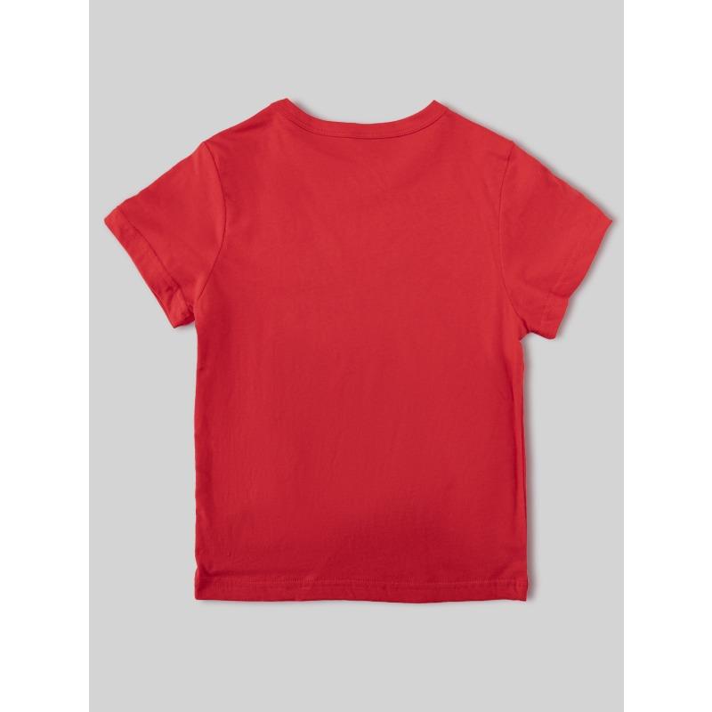 Boys Engineering Vehicle Tool Construction Print Crewneck Short Sleeve Tee