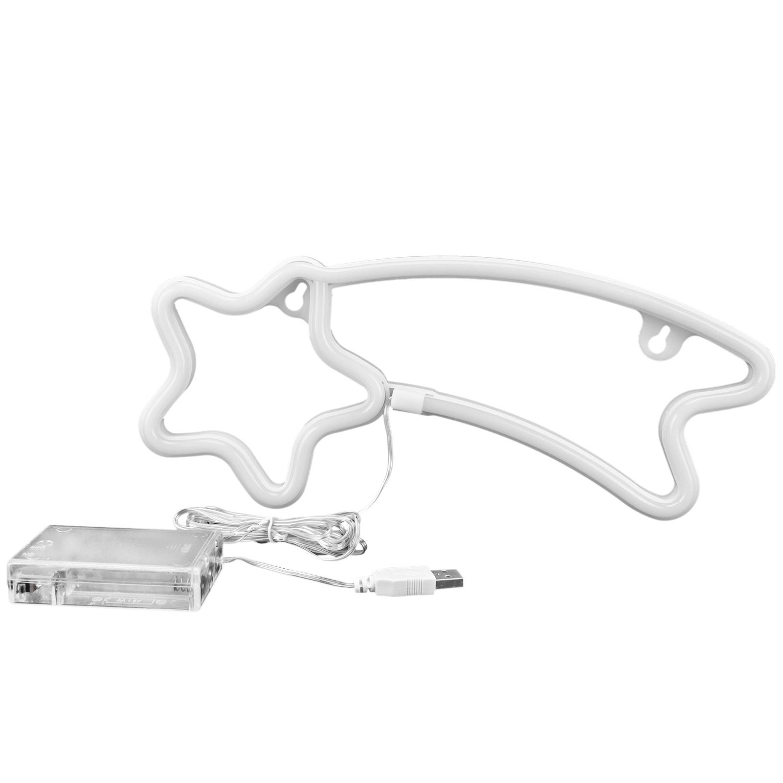 

Светодиодная неоновая лампа в форме метеора, неоновая вывеска, лампа, предложение, свадьба, день рождения, украшение для вечеринки red