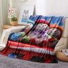 Snowmen Print Flannel Blanket, High Quality Comfortable for All Seasons, Home Decor, Warmth and Comfort, Perfect for Christmas Gifts