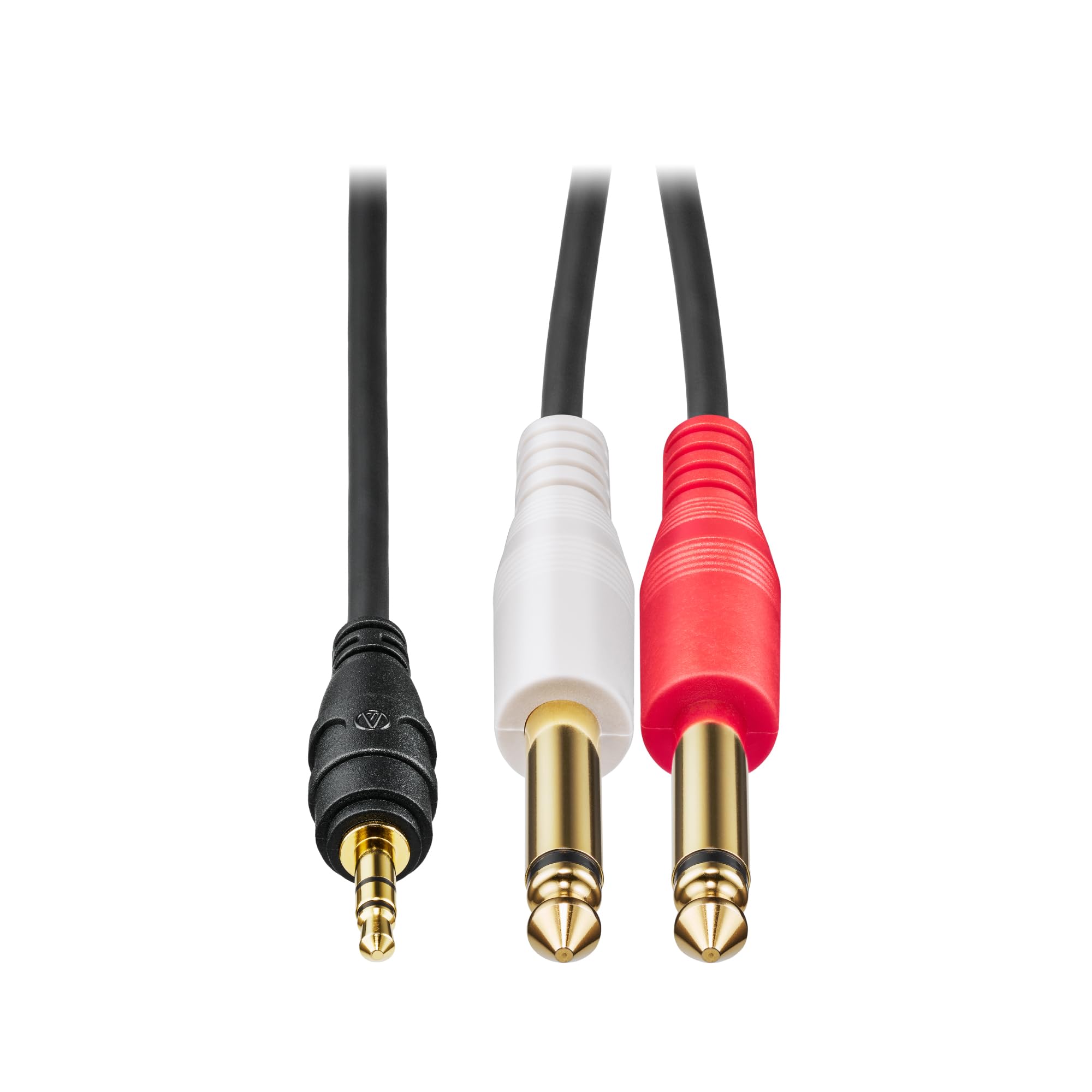 

Audio-Technica Stereo Cable AT-MI62/1.5 3.5mm Stereo Mini Plug to 6.3mm Mono Standard Plug x2 1.5m AUX Audio Adapter