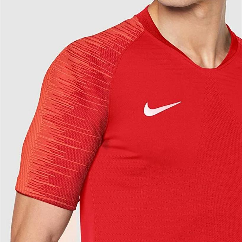 Nike Vaporknit Logo Print Sports Training T-Shirt Men Tops Red AQ2672-657