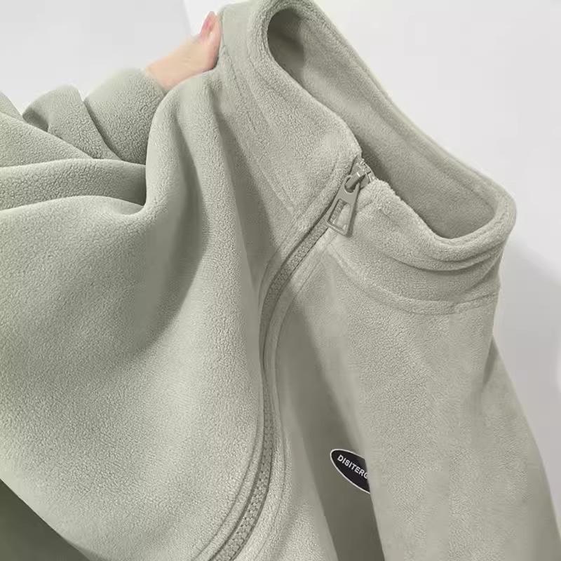 Women's Lambswool Thick Coat: Fleece Windbreaker for Spring to Winter, 2025 Collection.
