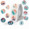 Mermaid Princess Curl Stickers - 500 Waterproof, Self-Adhesive Sheets of Hot Cartoon Characters