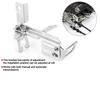 2pcs Throttle Cable Bracket Kickdown Chrome Fits for Chevy SBC BBC Holley