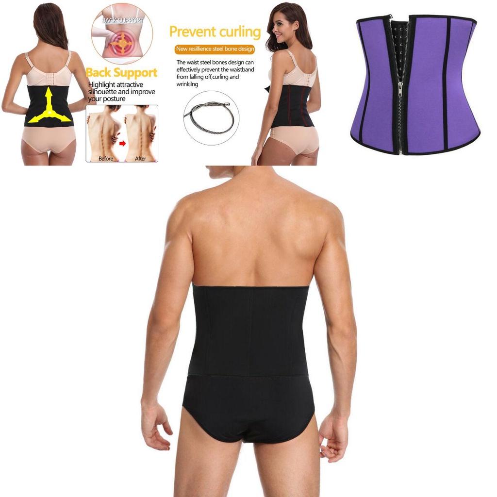 Premium Herren Damen Taillentrainer Gürtel für ultimative Bauchkontrolle und Rückenstütze