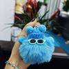 Imitation Plush Briquettes Pendant Car Key Bag Cartoon Plush Doll Pendant Trendy Cool Keychain