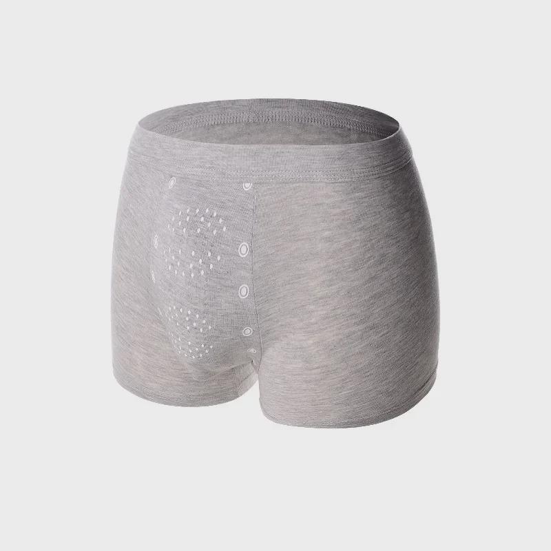 Nahtlose Modal-Boxershorts für Herren mit Graphen-Ionen-Massage (Große Größe)