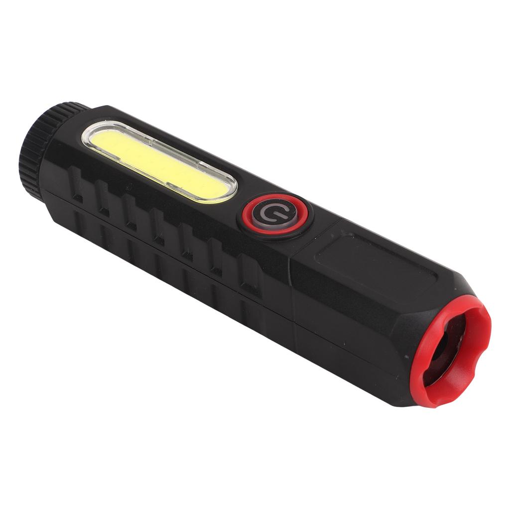 Camping Flashlight 4 Modes   Waterproof Magnetic Tail Hands   COB Light Flashlight with Clip