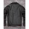 Chinese Size Genuine Cowhide Leather Men Leather Jacket  Jackets Hand Edged Coat Men Leather Jacket Autumn