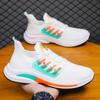 Summer Sports Men's Shoes Mesh Surface Flying Weaving Light Comfortable Running Casual Shoes with All Stylish Men's Shoes