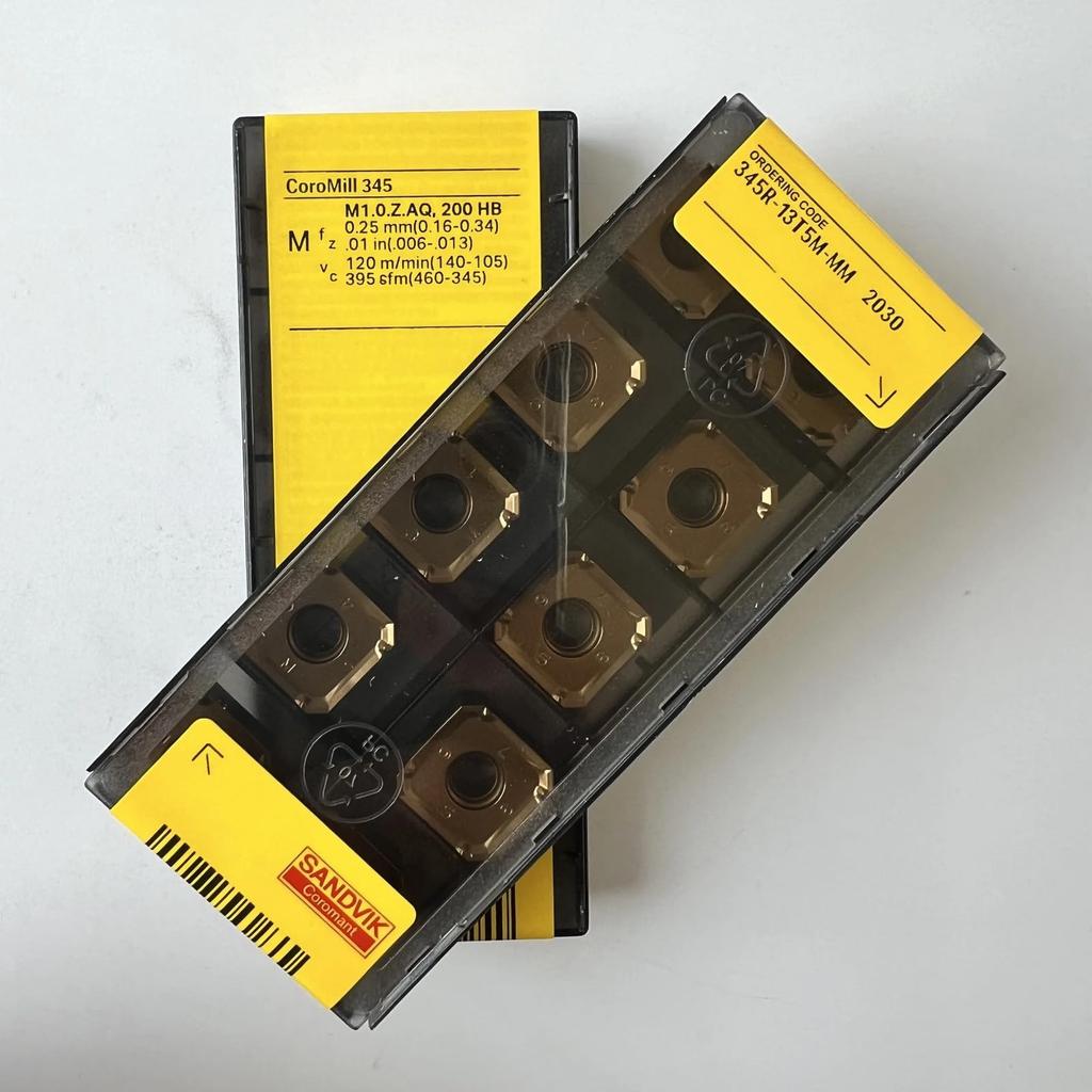 Original Sandvik / 345R-13T5M-MM 2030 /  CNC lathe carbide blade 10 Pcs