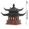 Mini Pagoda Socha Víla Zahrada Dekor Model Starověké Budovy Japonský Pavilon Dekorace Zenová Zahrada Akvárium Bonsaj Dekor