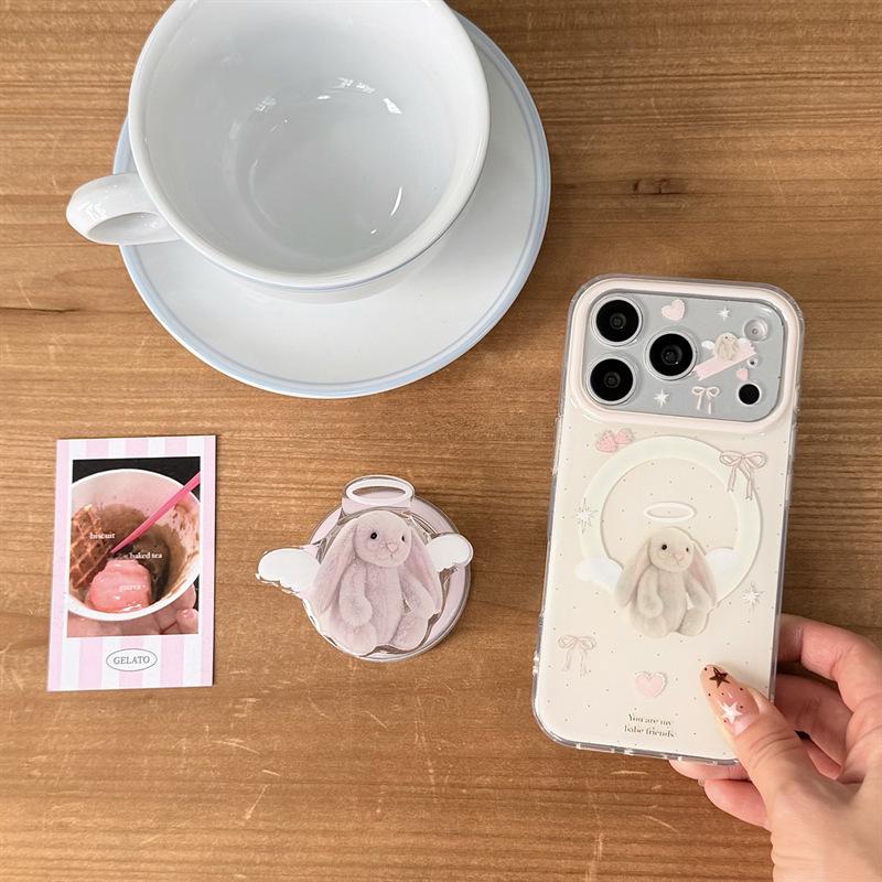 Magnetic Bunny Bow iPhone Case for iPhone 17/16 Pro Max/15/14.