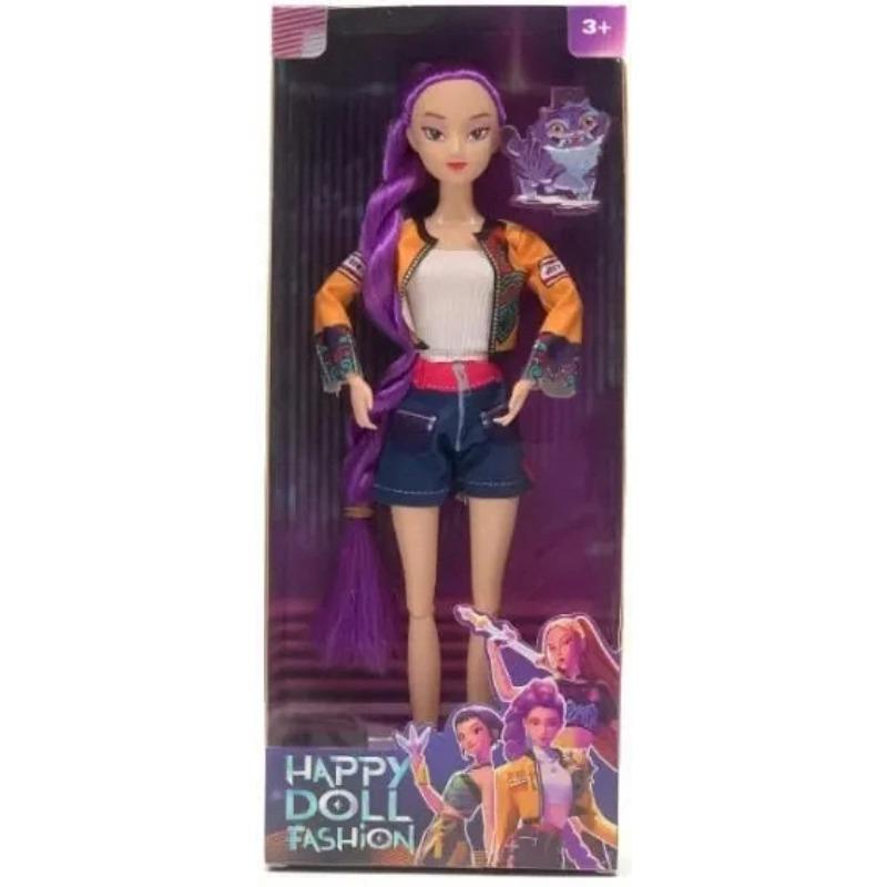 30cm K-Pop Caçadores de Demônios Anime Kpop Grupo Feminino Desenho Animado Rumi Zoey Mira Figuras de Ação Bonecos de Vinil Modelo Bonecas Meninas Presente de Natal