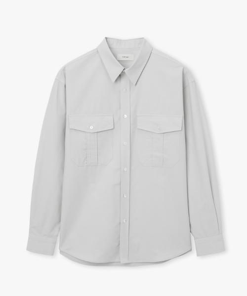 Pabeulega [Derek] Military Two-Pocket Shirt (4 Colors)
