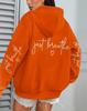 Just Breathe Love Women's Casual Fleece Hoodie with Pockets