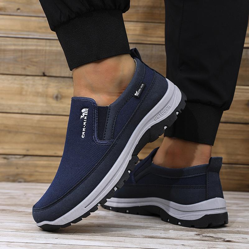 Men's shoes large size new walking shoes soft sole cloth shoes versatile shoes men's comfortable casual shoes shallow mouth versatile single shoes