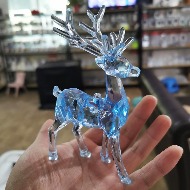 

Большой акриловый лось рождественский DIY настольный декор игрушка для мальчиков
