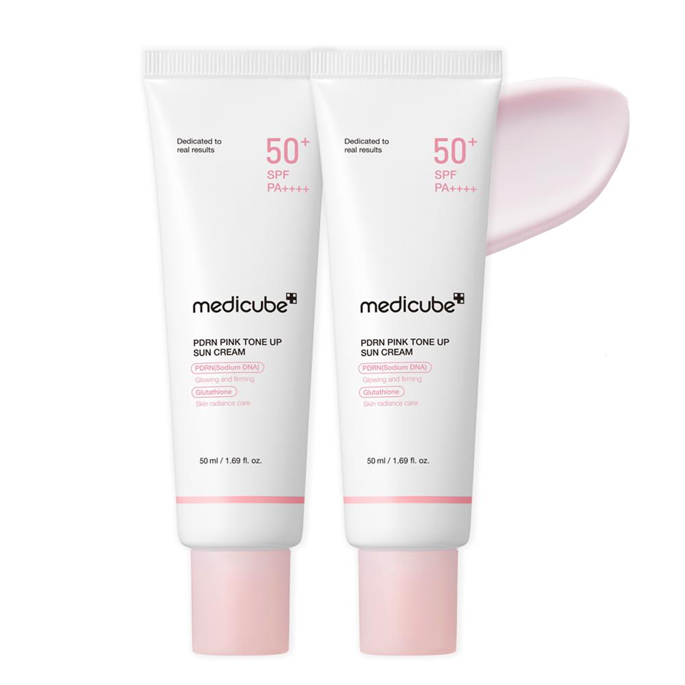 Medicube PDRN Pink Tone-Up Sonnencreme SPF50+, 50ml - Tone-Up UV-Schutzpflege, Koreanisch