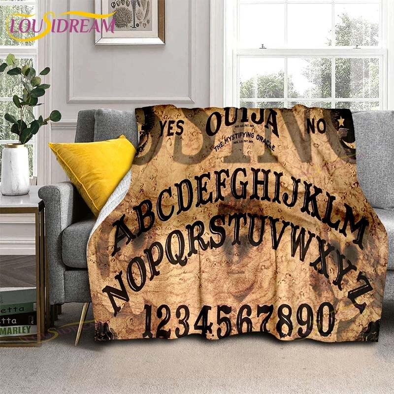 

Ковдра з дошки Ouija. Фланелева ковдра. Суперм’які флісові ковдри для спальні, дивана, дивана. Ковдра для пікніка. 75cm x 90cm