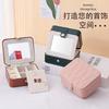 Jewelry Box Retro Jewelry Storage Box High-end Delicate Necklace Earrings Stud Earrings Small Portable Jewelry Travel