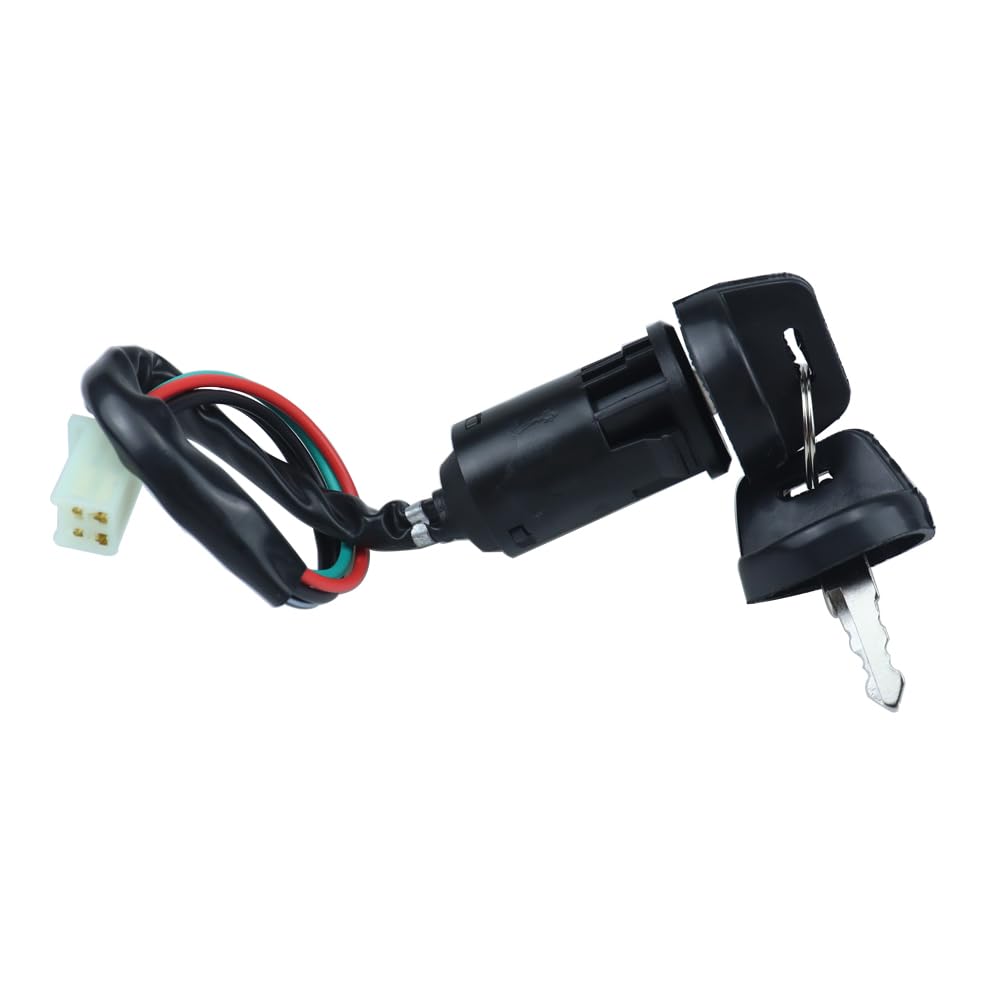 4 Pin Ignition Switch Key Set with Cap for 50cc 70cc 90cc 110cc 125cc 150cc 200cc 250cc TaoTao SUNL Chinese ATV Dirt Bike Electric Scooter