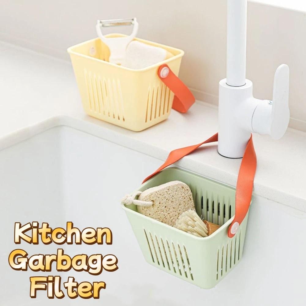 Creative Kitchen Garbage Filter Quickly Drain Fruit Clean Filter Rack  Bathroom