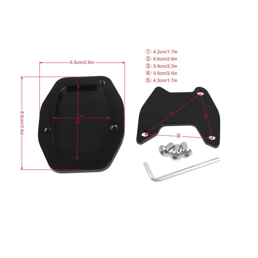 For HONDA NC750X DCT NC 750X NC750 X 2014-2025 XADV 750 X-ADV750 Foot Side Stand Pad Plate Kickstand Enlarger Support Extension