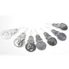 100Pcs Aluminum Gourd Shape Needle Threader Tool Wire Loop Threader For Machine Hand Needles Sewing Helper Craft Project
