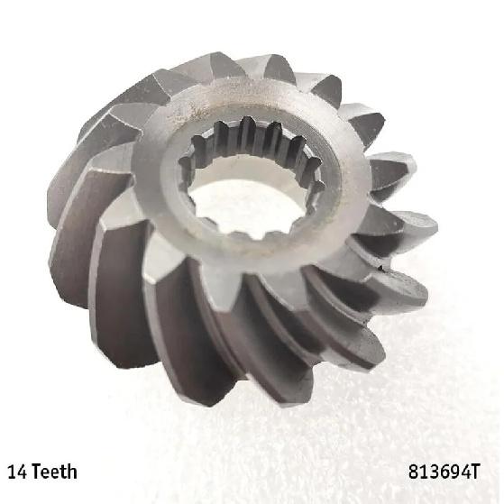 43-813694T (14T) Outboard Pinion Gear for Mer-cury Mariner 40-60 HP Motor