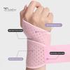 Sports Wristband Wrist Brace with Fastener Tape Adjustable Breathable Fabric Compression Support Wrist Wrap Fitness Joint Support Wrist Guard
