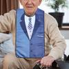 Adult Bib for Eating Suit Pattern Clothing Protector Unisex Elderly Women Men Seniors