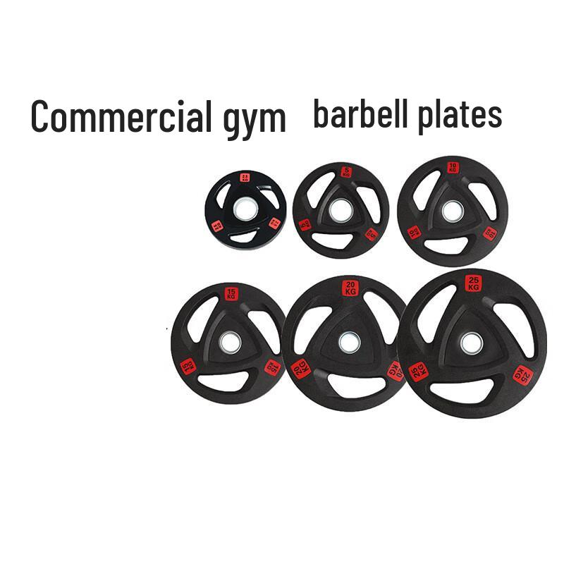 3-Hole Hand-Grip Olympic Barbell Plate