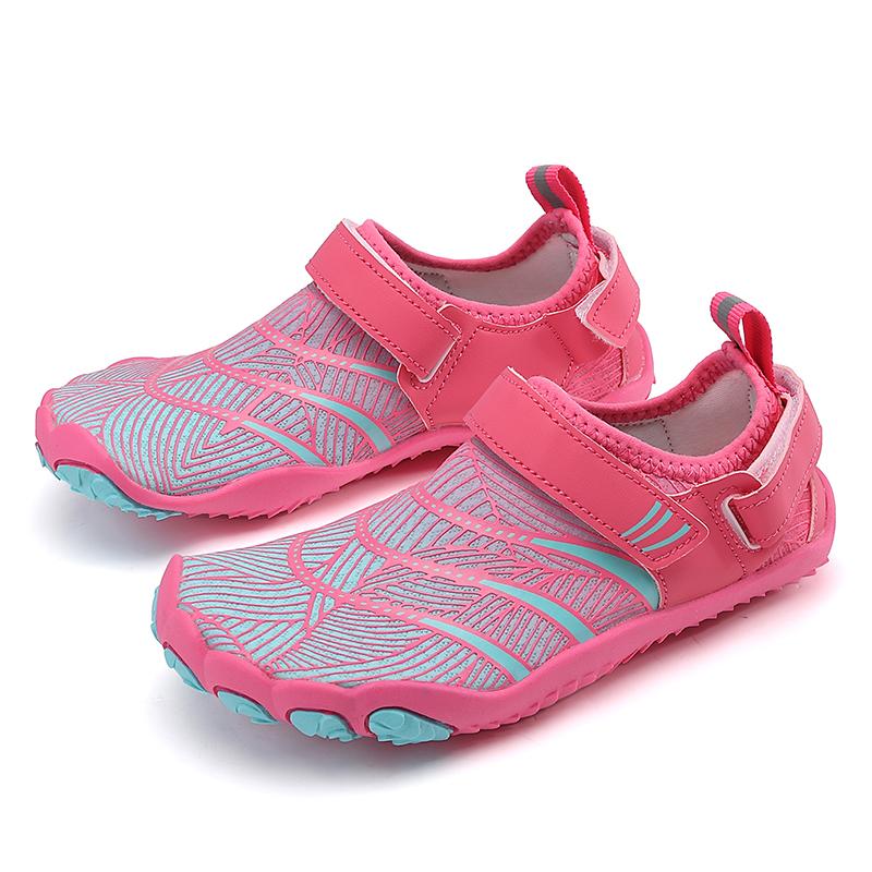 Children's water shoes Outdoor breathable beach shoes Light speed interference water non-slip amphibious swimming shoes
