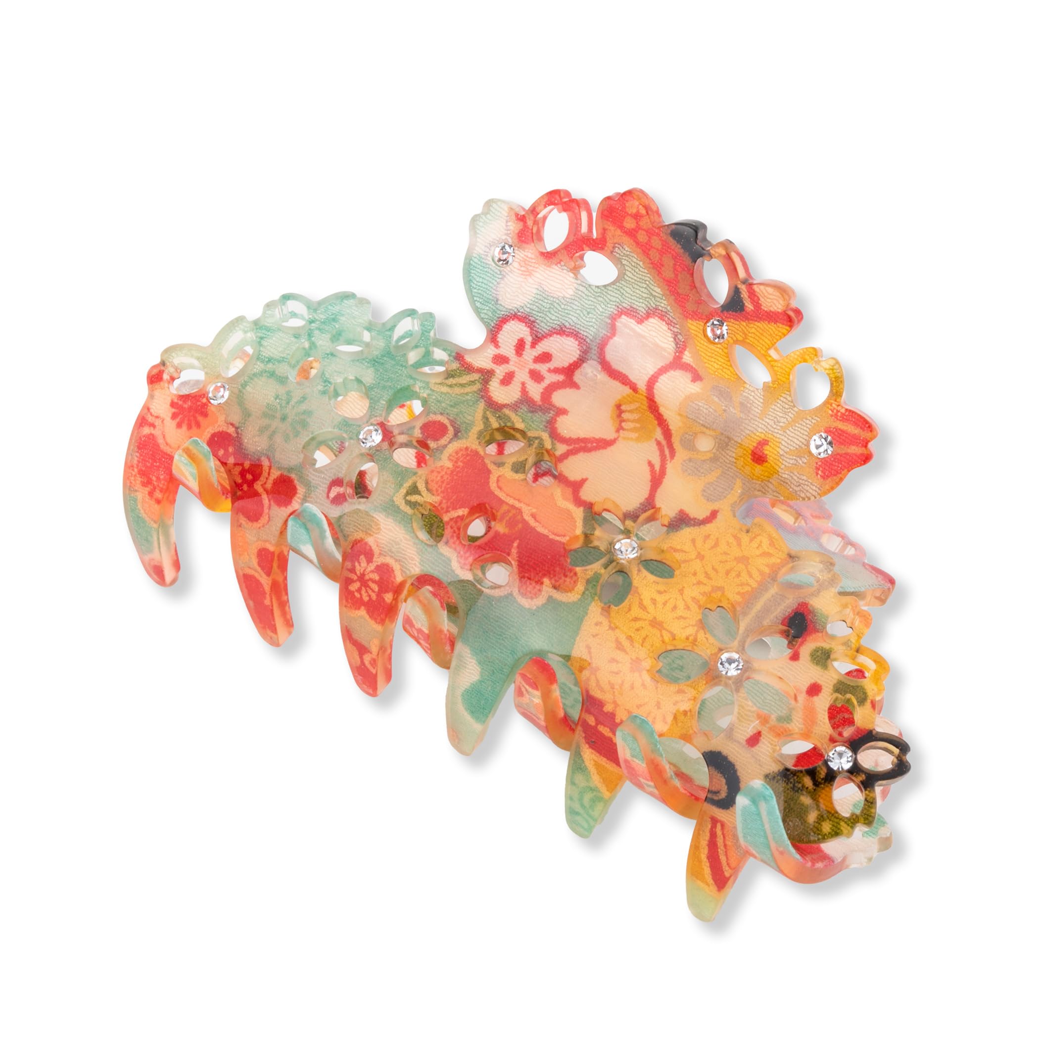 

Noren Hair Bun Clip Sakura Banana Clip Hair Hair Hair Securely Holds Hair in Japanese Japanese Perfect for Entrance Kindergarten and Kindergarten