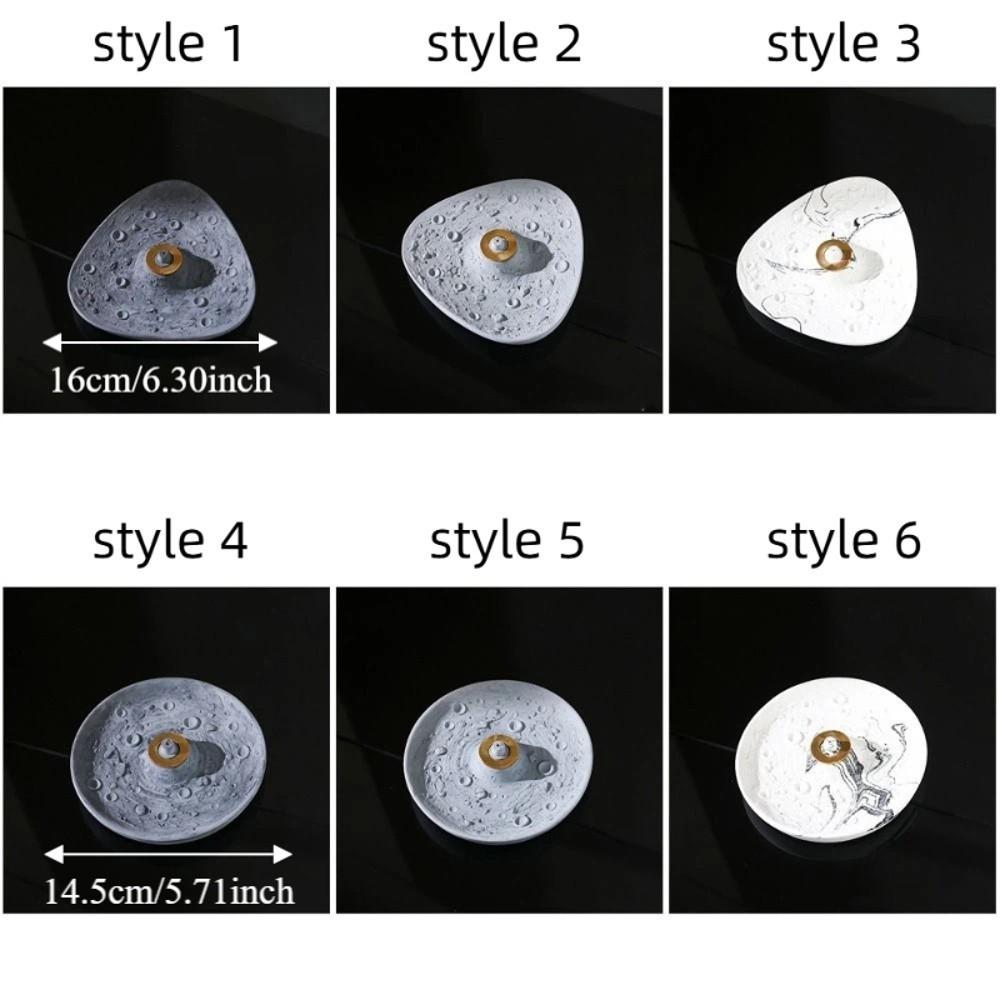 Handmade Mosquito Coil Holder Sturdy Simple Mosquito Coil Tray Round/Triangle Decorative Mosquito Incense Holder Camping