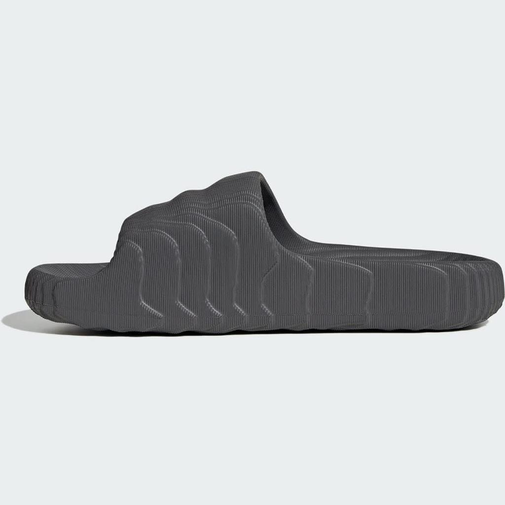 Adilette 22 Sandaler ADILETTE 22 SLIPPERE Grå Svart HP6522 Japan [Adidas] Five/Grey Five/Core 24.5cm