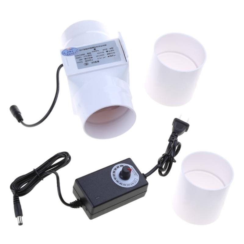 

75mm Exhaust Fan Home Inline Pipe Duct Fan For Bathroom Extractor Ventilation Speed-regulating Air Clean Ventilator