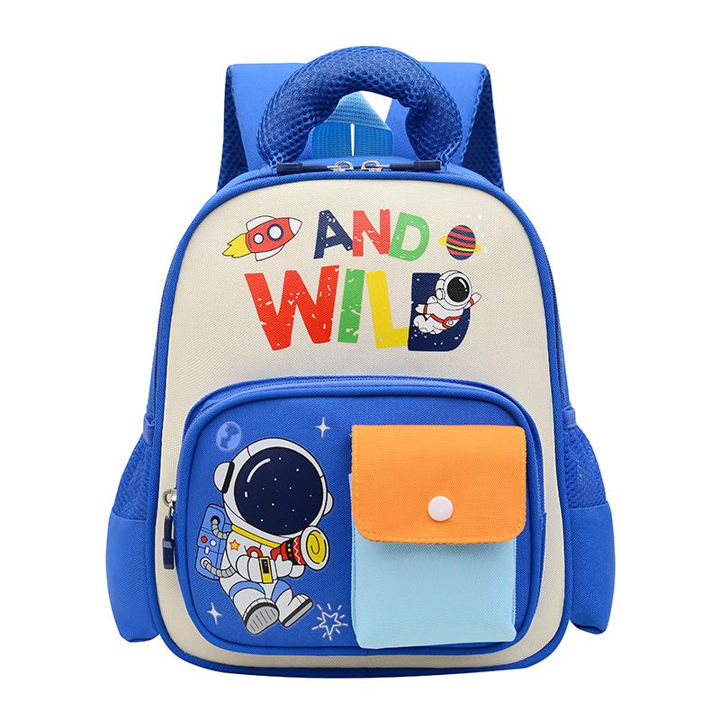 Kindergarten Primary School Students Schoolbag Going Out To Play Cartoon Animation Children Small Backpack Girls Boys Contrasting Backpack