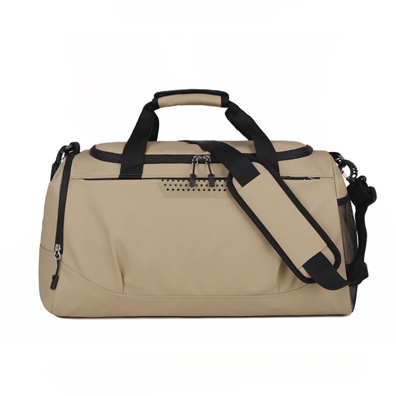 High Quality Oxford Anti-scratch Wear-resistant Travel Bags Simple Solid Color Sports Yoga Fitness Bag Large Capacity Outdoor Oblique Span Touring Bag