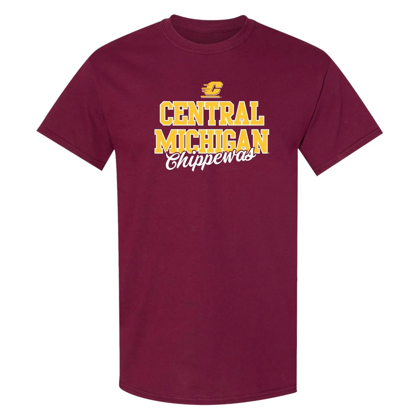 Central Michigan Fresh Script T-Shirt - Maroon L