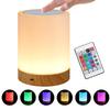 Intelligente Touch-Nachttischlampe RGB USB-wiederaufladbar Nachtlicht Schreibtischlampe Schlafzimmerdekoration Kindergeschenk Esstischleuchte