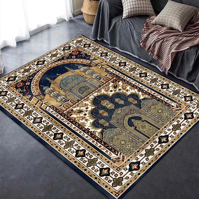 2025 New Muslim Carpet Rug for Living Room Bedroom Home Sofa Decoration,Kids play Non-slip Floor Mat133