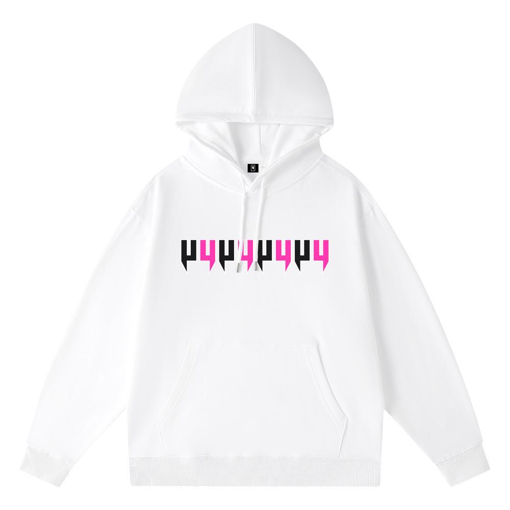 Unisex Trendy Hooded Sweatshirt with Letter Print - Autumn/Winter Loose Fit for Men & Women