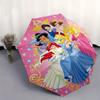 Disney Princesses,Disney,Fairytale Manual Opening and Closing Umbrella, 8-Rib Reinforced Folding Design, Lightweight