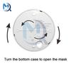 5.8G Round Microwave Radar Sensor Switch AC85-250V Delay Dystem Sensor Microwave Radar Switch Motion Detector Light Switch
