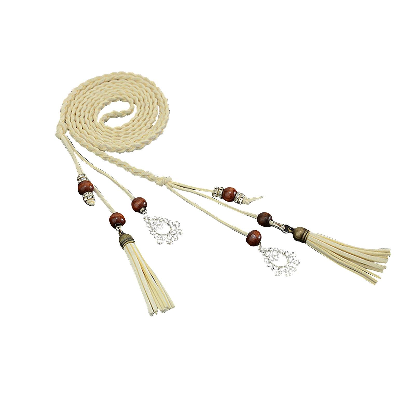 

Женский тканый тонкий пояс на талии, платье на талии