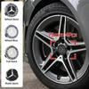 For Mercedes Benz W117 W163 W164 W166 W167 W176 W204 W205 W212 W213 X253 C180 E300 GLC 4PCS 75mm Wheel Hub Cap Emblem Badge