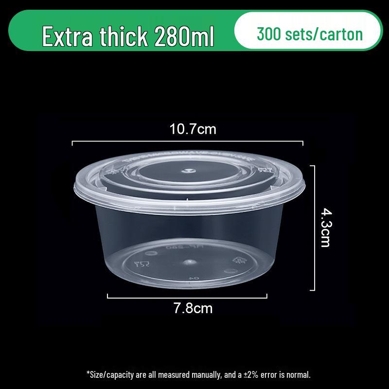 Round Disposable Sauce Cups - 25/50/100ml | Portioning & Takeaway Containers