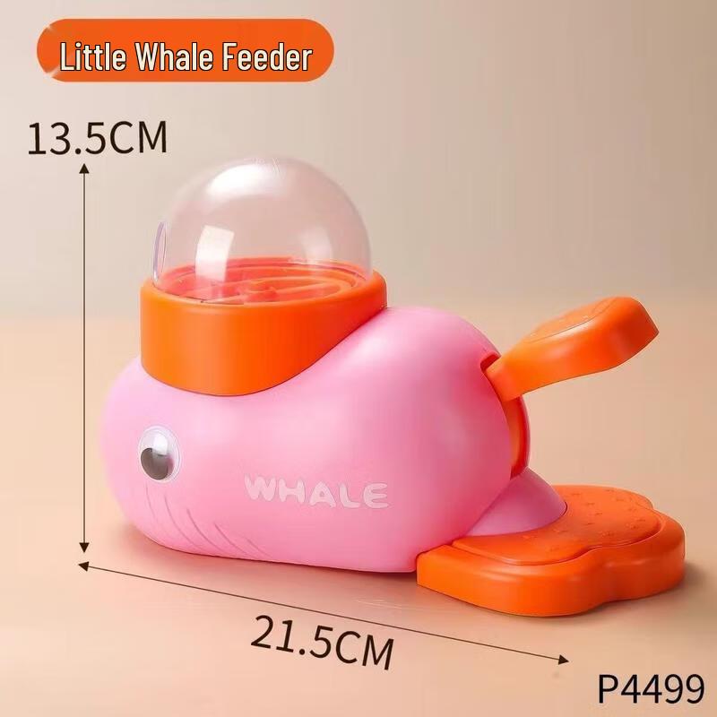 HANDUNYOU Pet Whale Treat Dispenser Toy